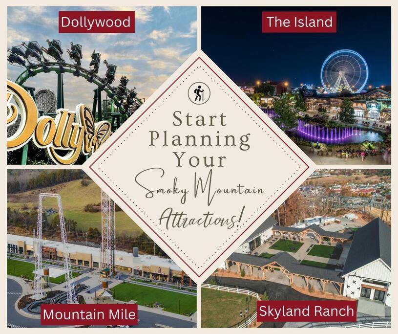Enchanted Forest Cabin And Teepee! Lights & Laser Show! Private Hot Tub! Unique Stay! Sevierville Exterior foto